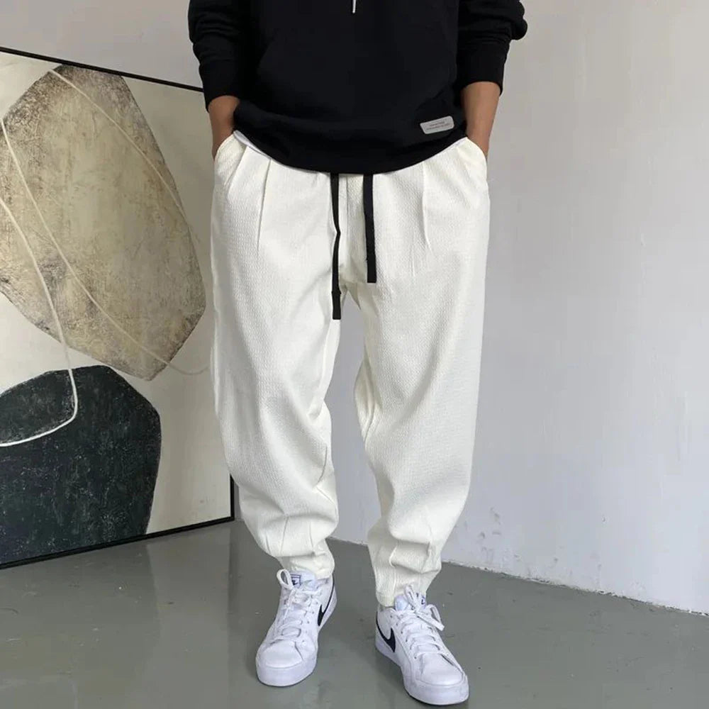 saferido Japanese Streetwear Hip Hop Sweatpants American Casual Oversize Jogging Pants Harajuku Sport Joggers Harem Trousers Men Clothing