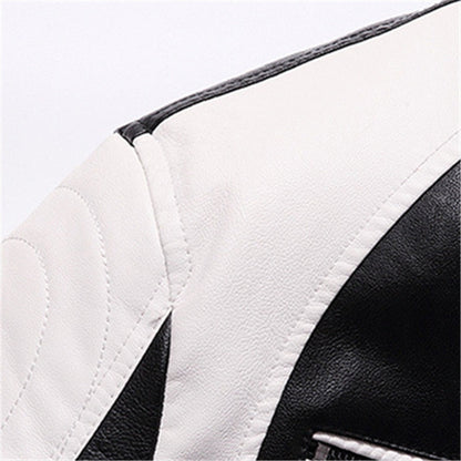 Mens Leather Jackets Casual High Quality Classic Motorcycle Bike Jacket Men Plus Thick Coats Spring/ Autumn chaqueta hombre