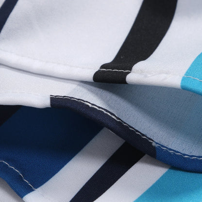 Brand Striped Shirt For Men Slim Cotton Breathable Fashion Short Sleeve High Quality Design Casual Shirt Male