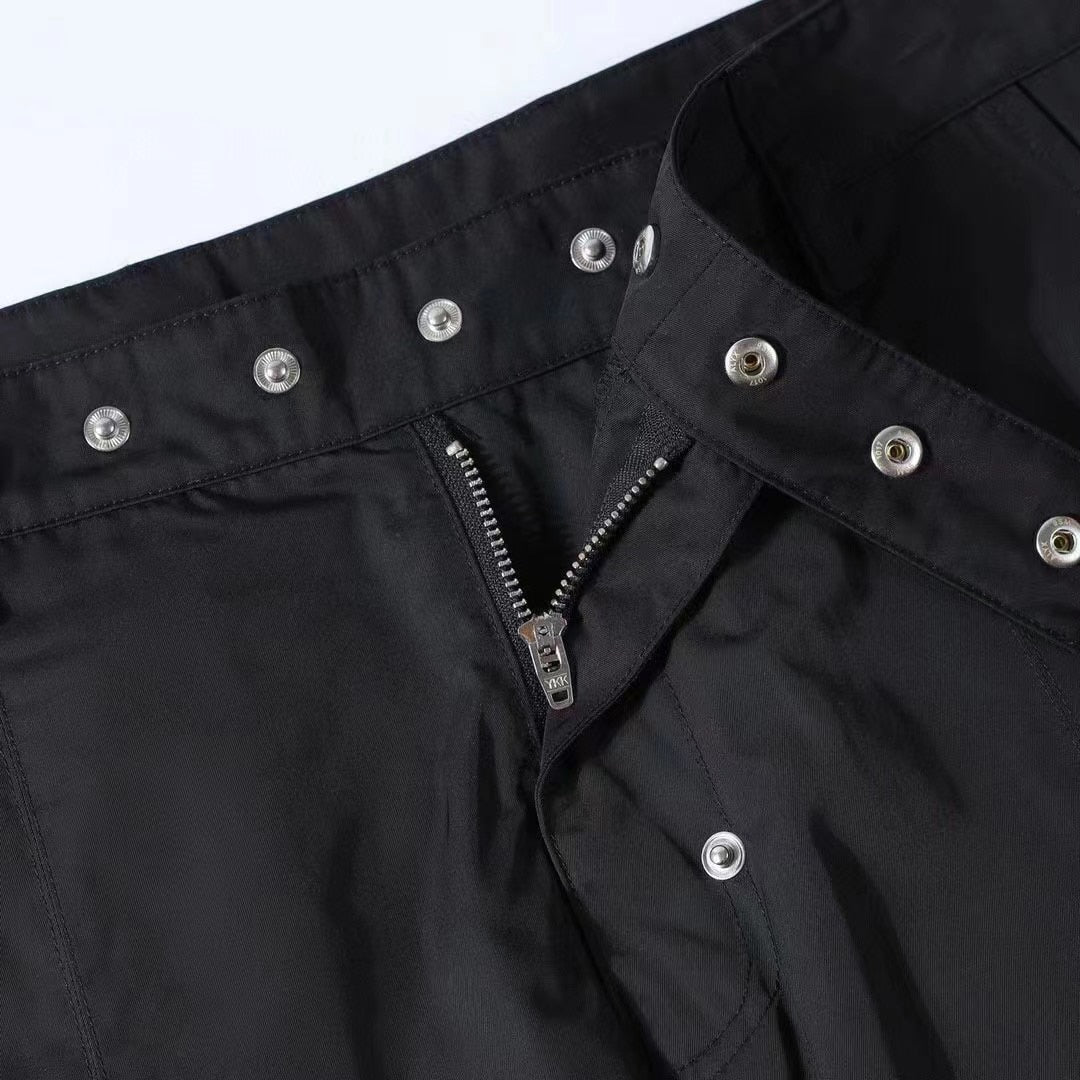 Black 1017 ALYX 9SM Cargo Pants Men Women Multi Metal Button 1:1 ALYX Pants Pockets Slightly Loose Trousers