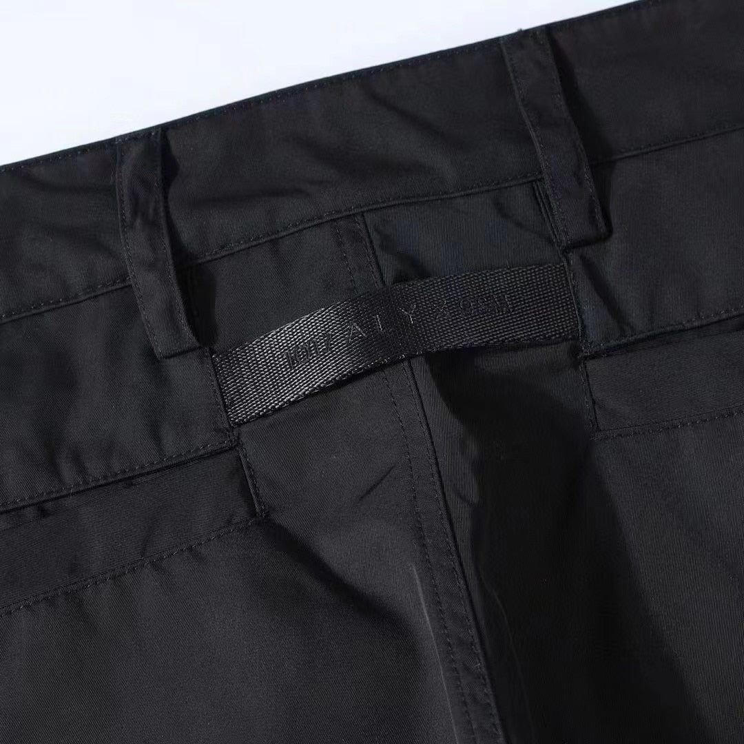 Black 1017 ALYX 9SM Cargo Pants Men Women Multi Metal Button 1:1 ALYX Pants Pockets Slightly Loose Trousers