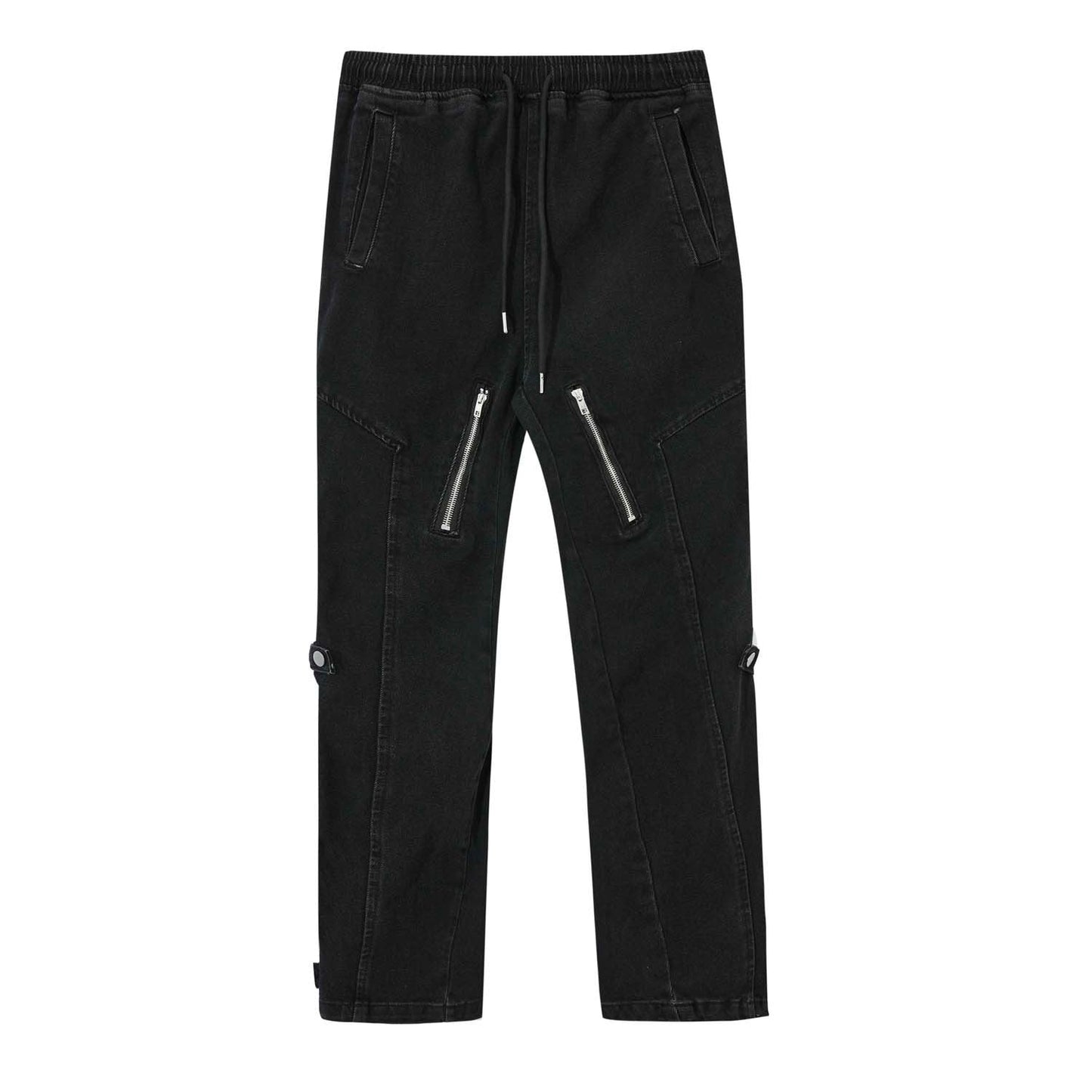 HOUZHOU Distressed Jeans Men Denim Trousers Male Zipper Hip Hop Punk Pants Vintage Casual Streetwear Designer Clothes Japanese