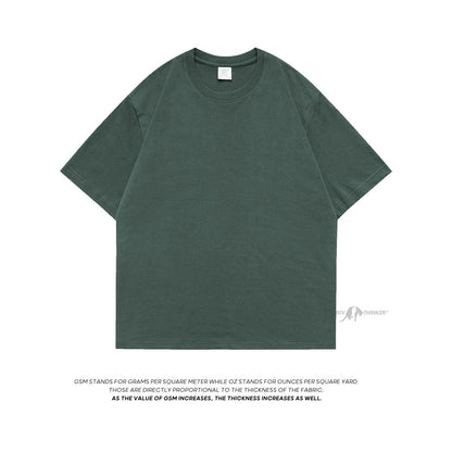 100% Cotton Men's T shirts  Summer Solid Color Casual Short Sleeve Tees For Man Basic T-shirt Couple Male Tees Tops
