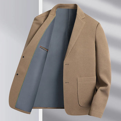 New Men's Slim Fashion Everything High-grade Korean Version of The Wedding Gentleman British Style Hosting Casual Blazer