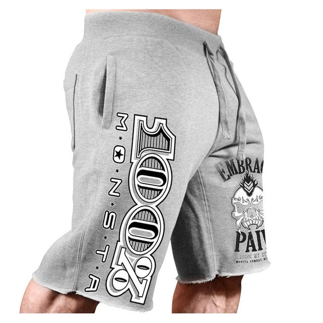 saferido      Men New Cotton Shorts Men's loose Short Trousers Fitness Bodybuilding Jogger Mens Brand durable Sweatpants Fitness Workout Short