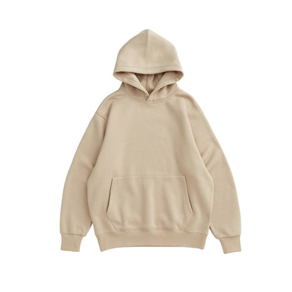 Men's Comfy Pure Hoodies Autumn Fleece Oversized Hooded Sweatshirt Men Hip Hop Hoodie For Men Classic Hoody 169W