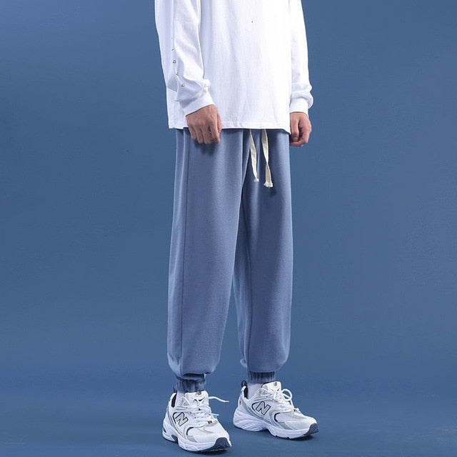 saferido  Men Jogger Pants Spring OutDoor Casual SweatPants Men Straight Trouser Elastic Waist Baggy Pants Men's Clothing