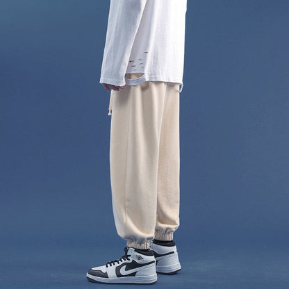 saferido  Men Jogger Pants Spring OutDoor Casual SweatPants Men Straight Trouser Elastic Waist Baggy Pants Men's Clothing