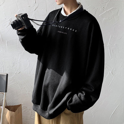 Spring Men Casual Sweatshirts Harajuku 1997 Printed Men Oversized Hoodies Korean Man Casual Loose Pullovers